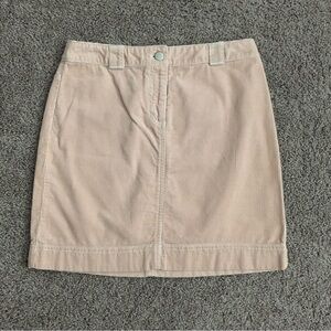 Ann Taylor Loft Blush Pink Corduroy Skirt Womans 4P
